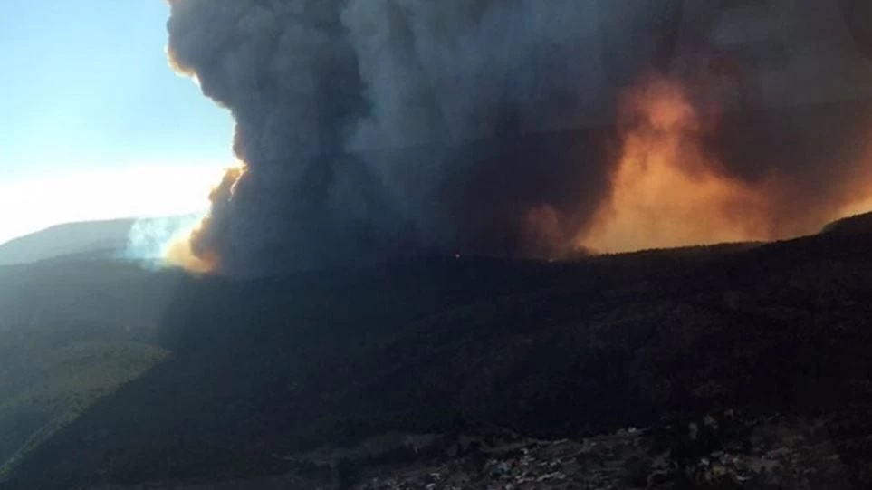 Εφιαλτικό σενάριο! Έτσι θα κινηθεί η πυρκαγιά στην Εύβοια τις επόμενες ώρες (βίντεο)